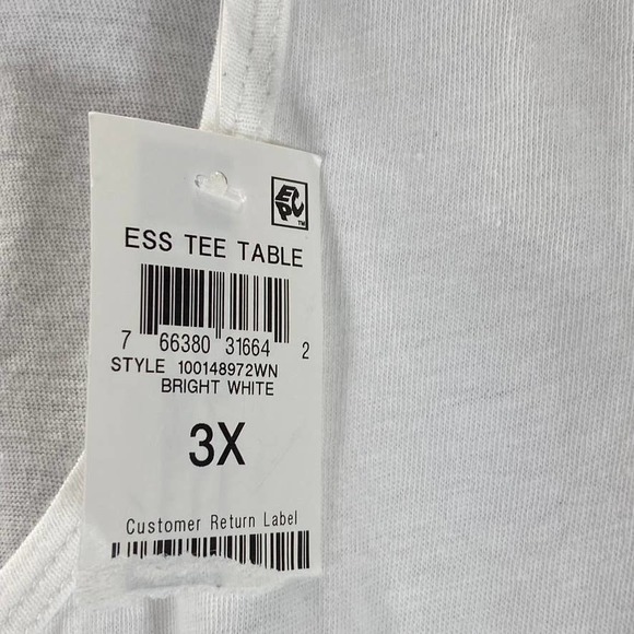 Style & Co Women's Plus Size White Cotton Scoop-Neck Tank Top SZ 3X - Picture 10 of 10